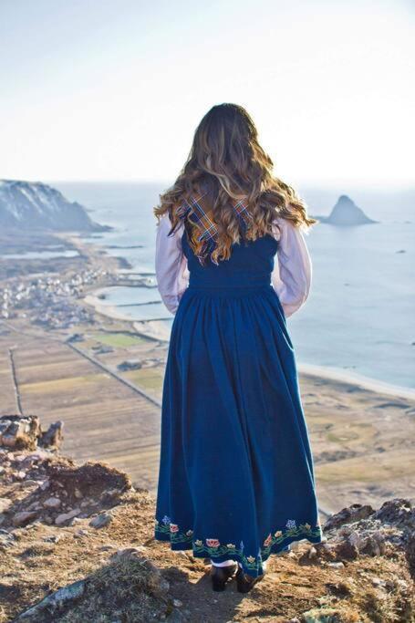 Fjosen - Bleik Beach Daire Dış mekan fotoğraf
