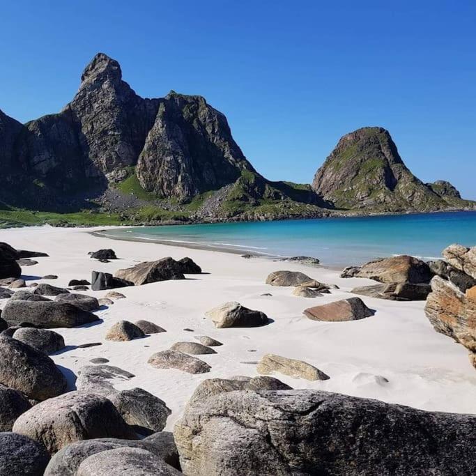 Fjosen - Bleik Beach Daire Dış mekan fotoğraf